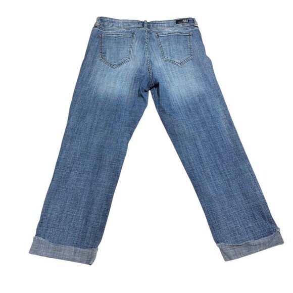 Kut From The Kloth Amy Cropped Straigh Leg Jeans Size 10 - Picture 2 of 9